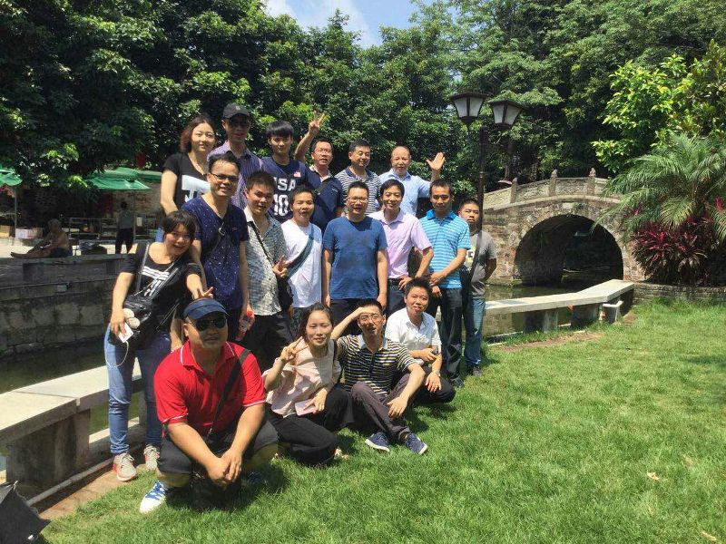 2017 excellent staff day tour in Shunde