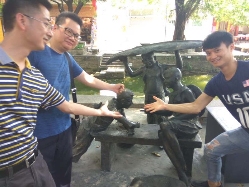 2017 excellent staff day tour in Shunde